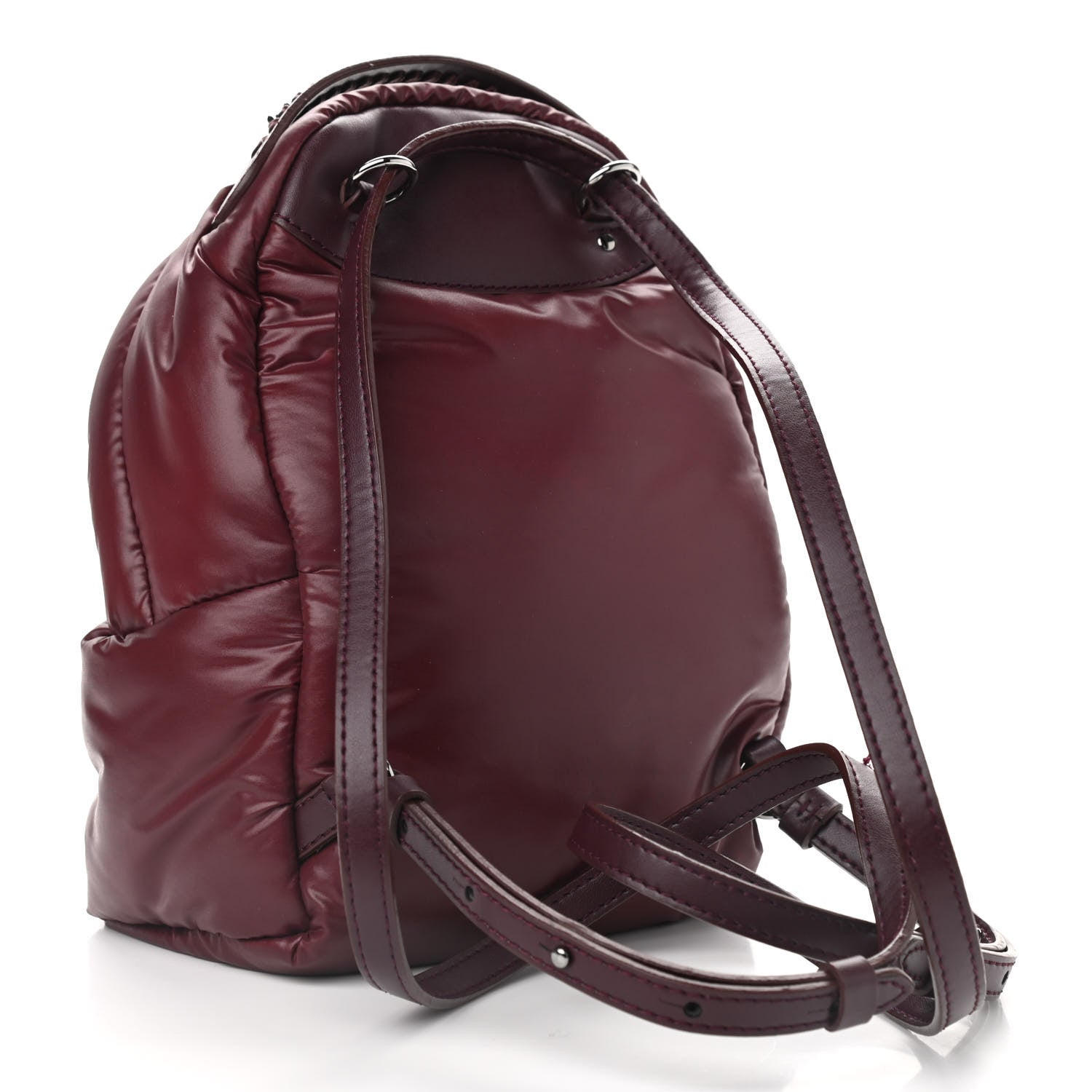 Stella McCartney Polyamide Falabella Go Glitter Stars Backpack Burgundy 3 of 12