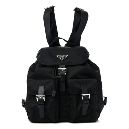 Prada Tessuto Nylon Vela Small Backpack Black 1 of 8