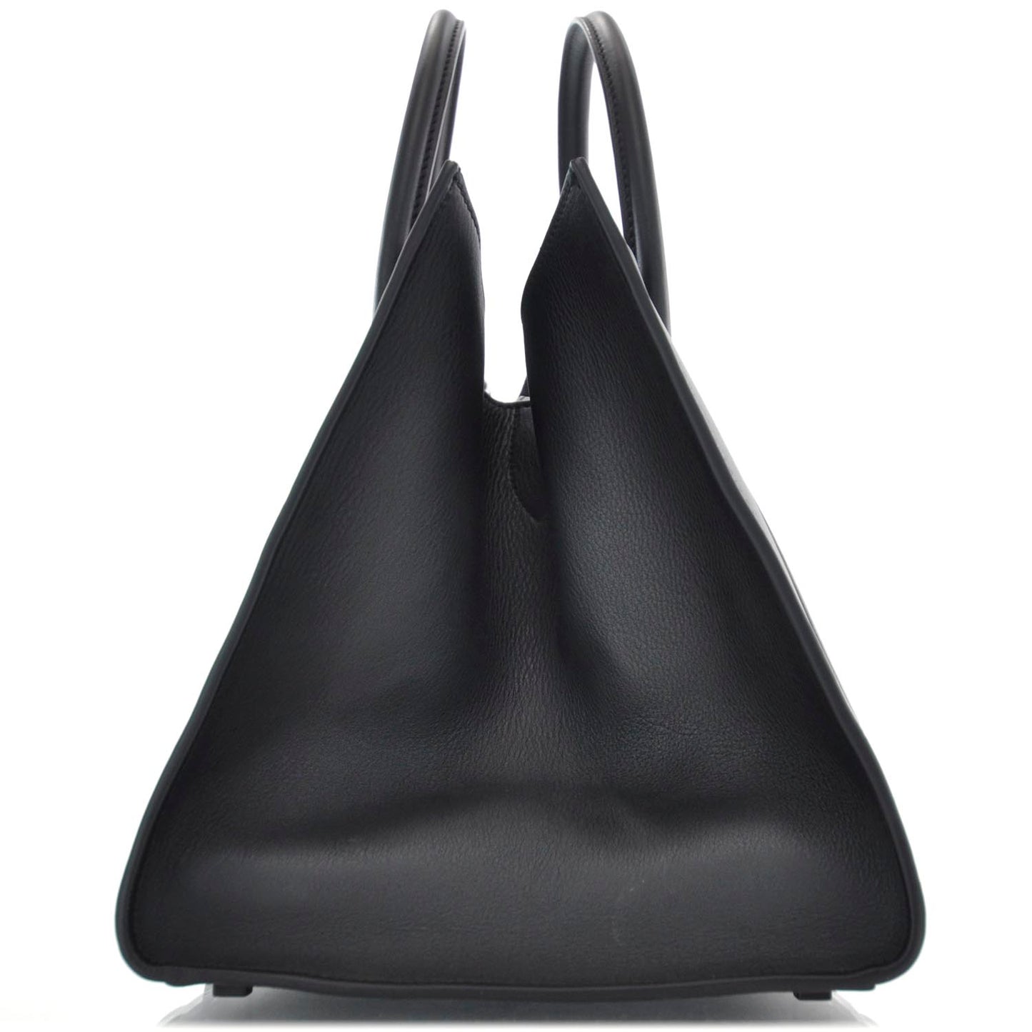 Smooth Calfskin Medium Phantom Luggage Black