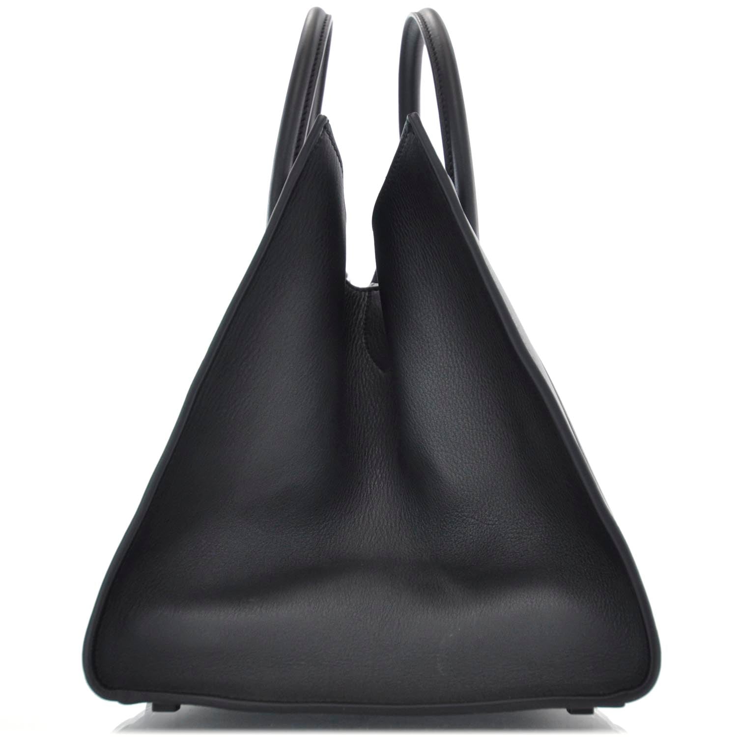Celine Smooth Calfskin Medium Phantom Luggage Black 4 of 10