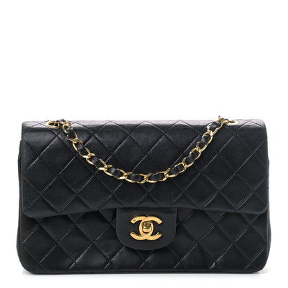 Chanel Lambskin Quilted Small Double Flap Black 1 of 4