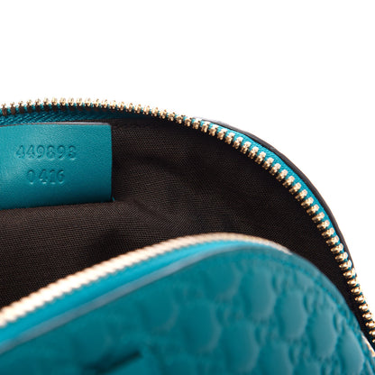 Gucci Microguccissima GG Cosmetic Case Deep Cobalt 9 of 11