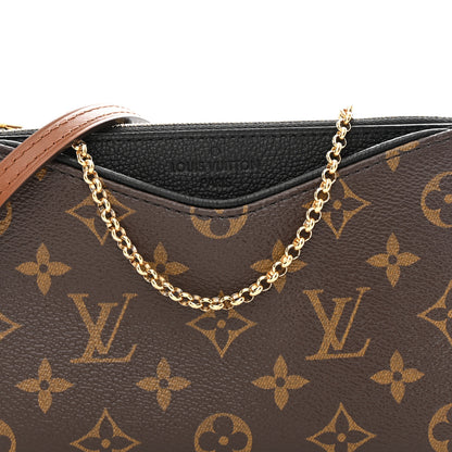 Louis Vuitton Monogram Pallas Clutch Black 8 of 10