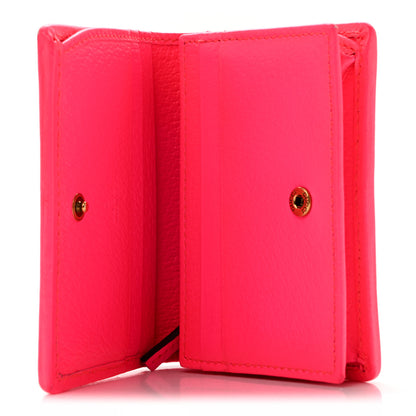 Gucci Calfskin Flora Print Zumi Card Case Fuxia Fluo 5 of 12