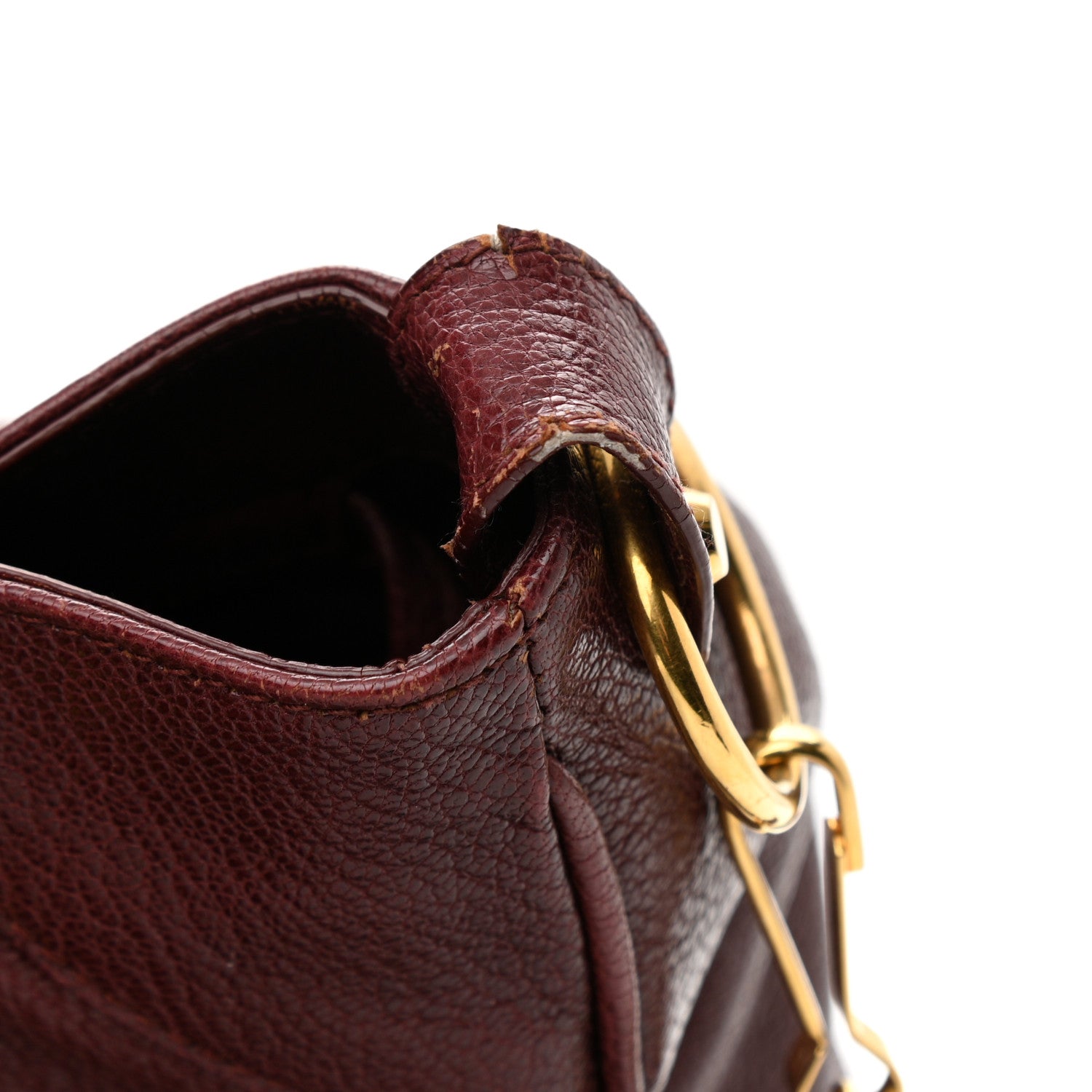 Balenciaga Chevre Gold Metallic Edge Hardware Velo Bordeaux 13 of 15