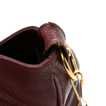 Balenciaga Chevre Gold Metallic Edge Hardware Velo Bordeaux 13 of 15