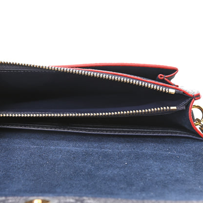 Louis Vuitton Empreinte Vavin Chain Wallet Marine Rouge 6 of 11