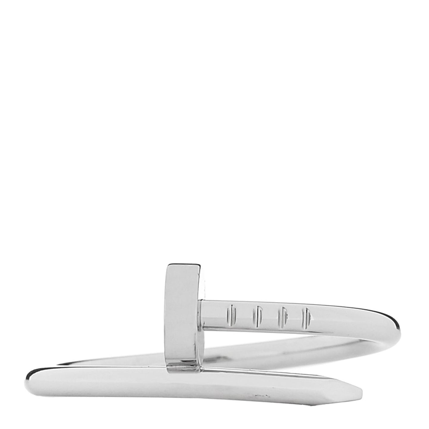 18K White Gold Small Juste Un Clou Ring 56 7.75