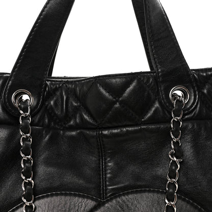 Chanel Calfskin Large Trianon Tote Black 7 of 9