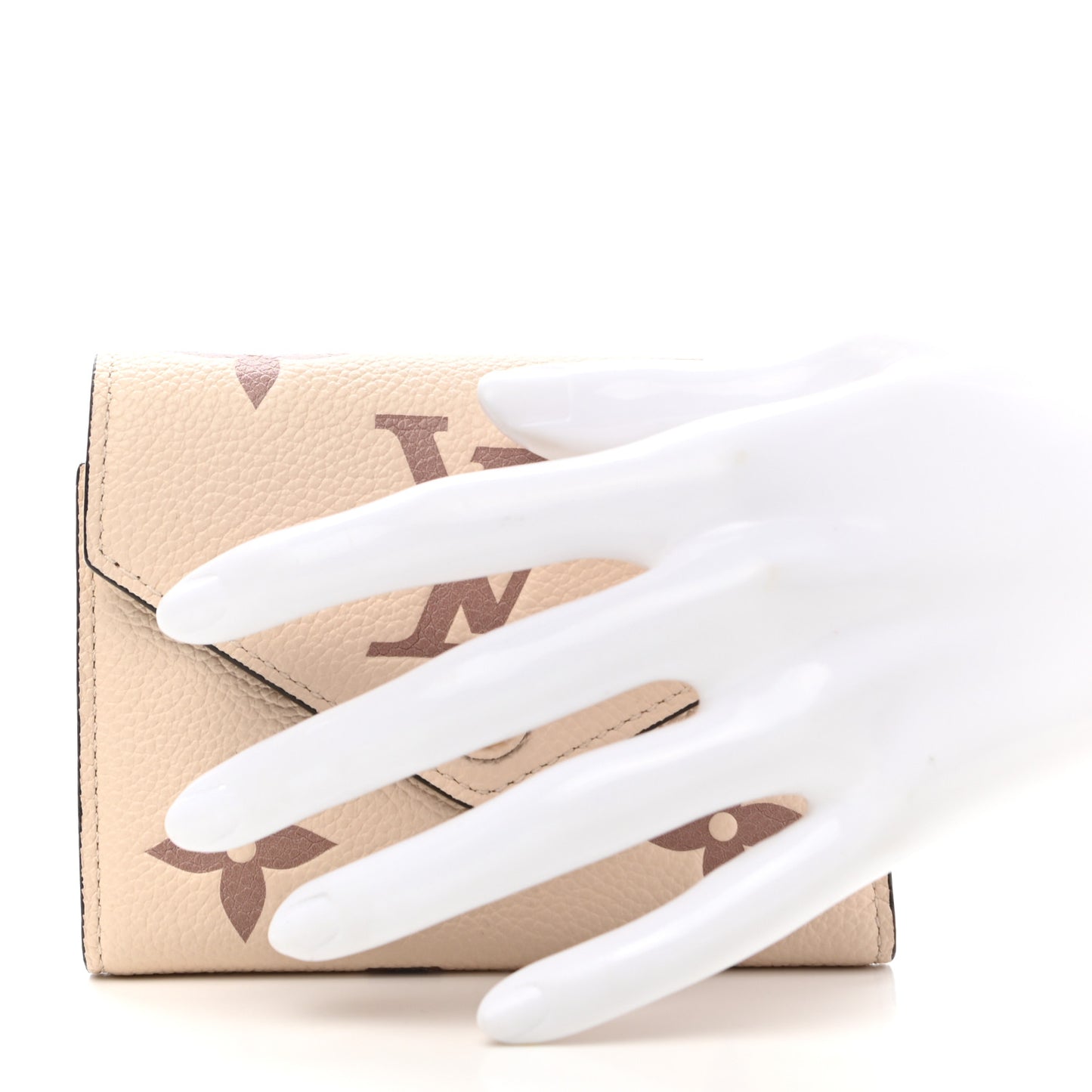 Empreinte Monogram Giant Victorine Wallet Creme Bois De Rose