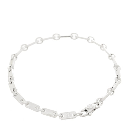 Cartier 18K White Gold 3.5mm Fidelity Link Bracelet 2 of 4
