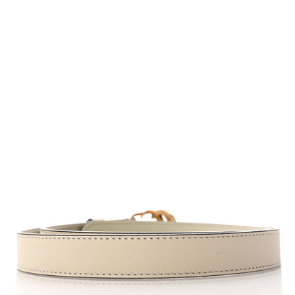 Gucci Calfskin Double G 20mm Belt 80 32 Mystic White 2 of 6