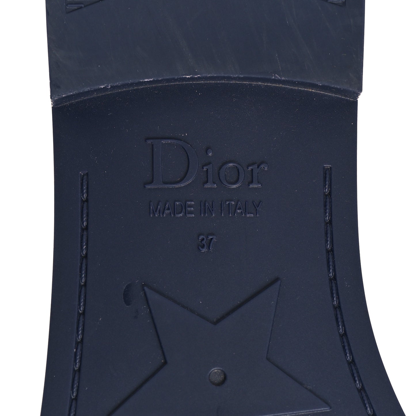 Technical Stretch Fabric Camouflage Dio(r)evolution Slide Sandals 37 Deep Blue