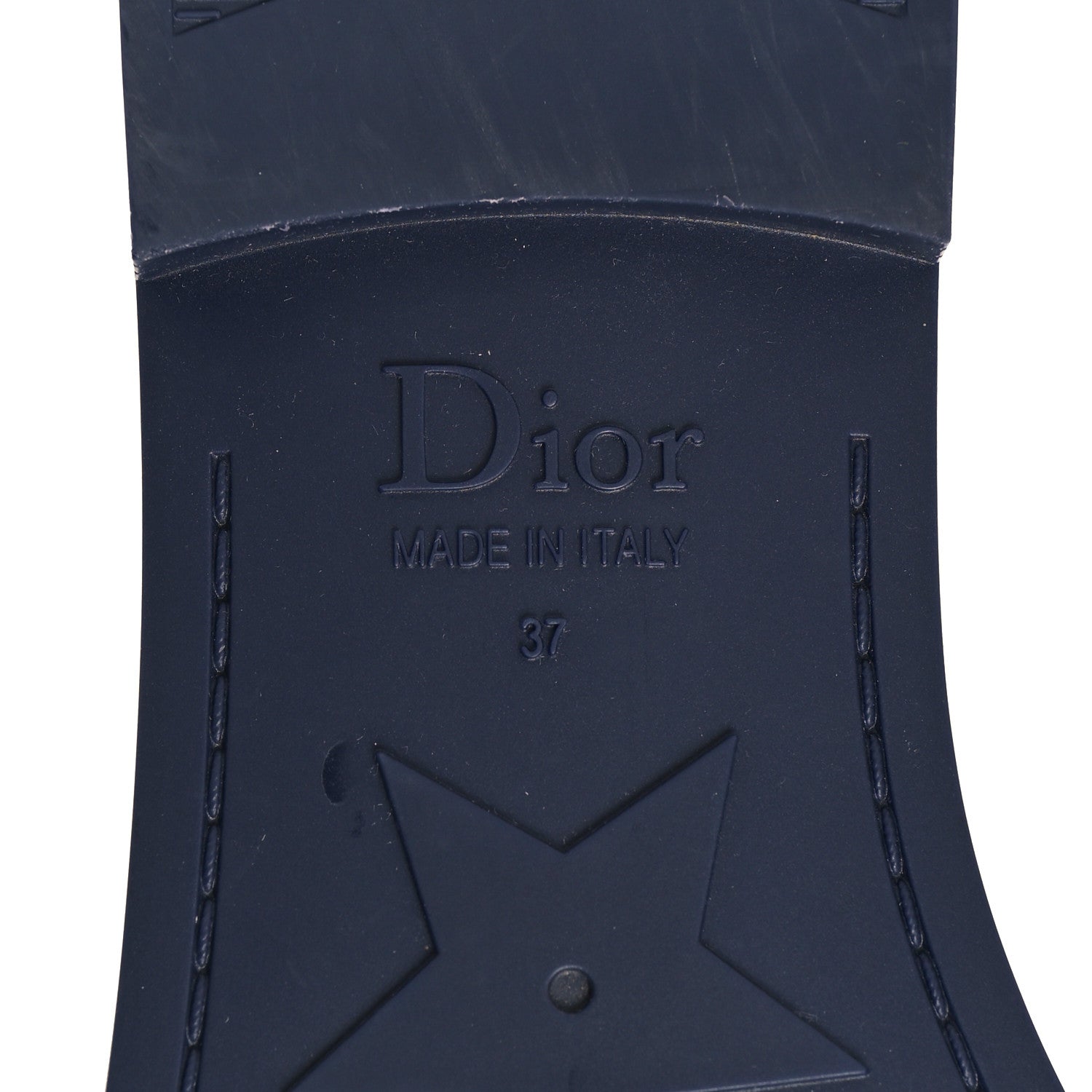 Christian Dior Technical Stretch Fabric Camouflage Dio(r)evolution Slide Sandals 37 Deep Blue 8 of 9