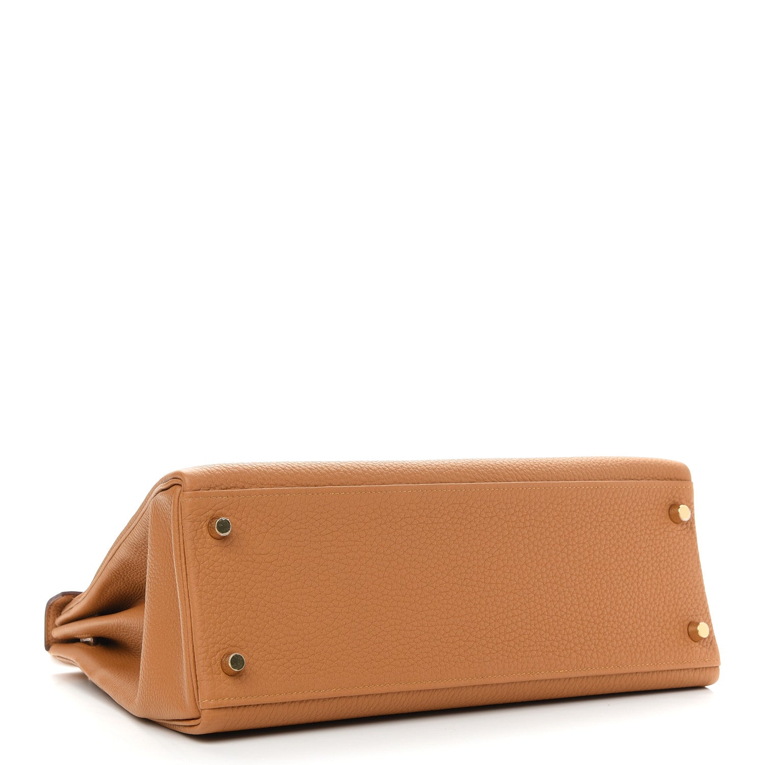 Hermes Togo Shiny Niloticus Crocodile Kelly Retourne Touch 32 Caramel Tabac Camel 4 of 10