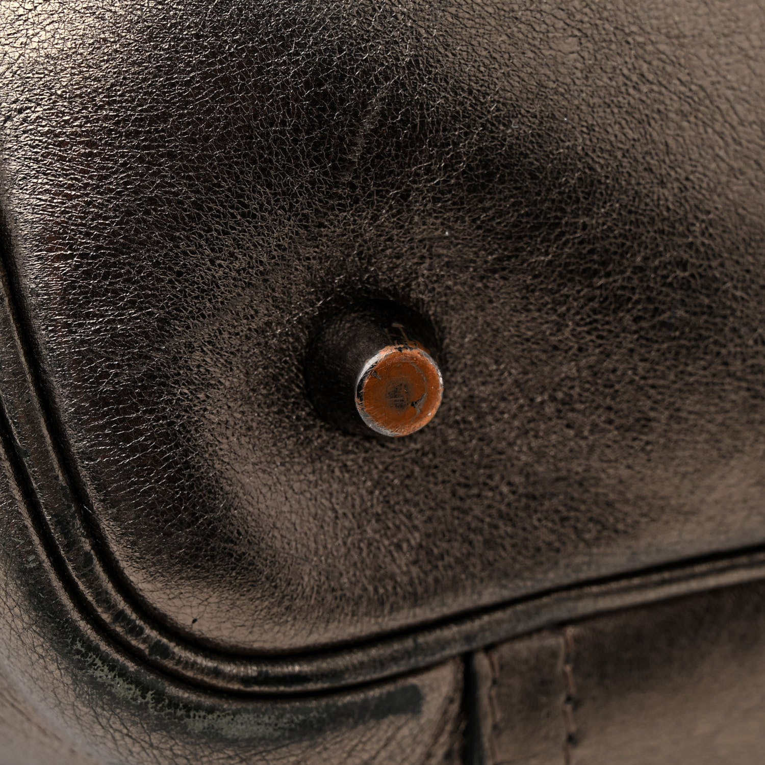 Burberry Calfskin Quilted Beaton Gunmetal 22 of 22