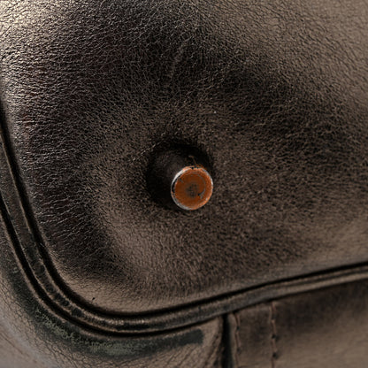 Burberry Calfskin Quilted Beaton Gunmetal 22 of 22