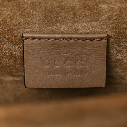 Gucci GG Supreme Monogram Suede Crystal Small Dionysus Shoulder Bag Beige Ebony Taupe 6 of 9