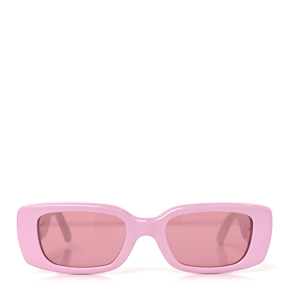 Louis Vuitton LV X TM Acetate Monogram Multicolor Cat Eye Sunglasses Z2711W Rose White 2 of 7
