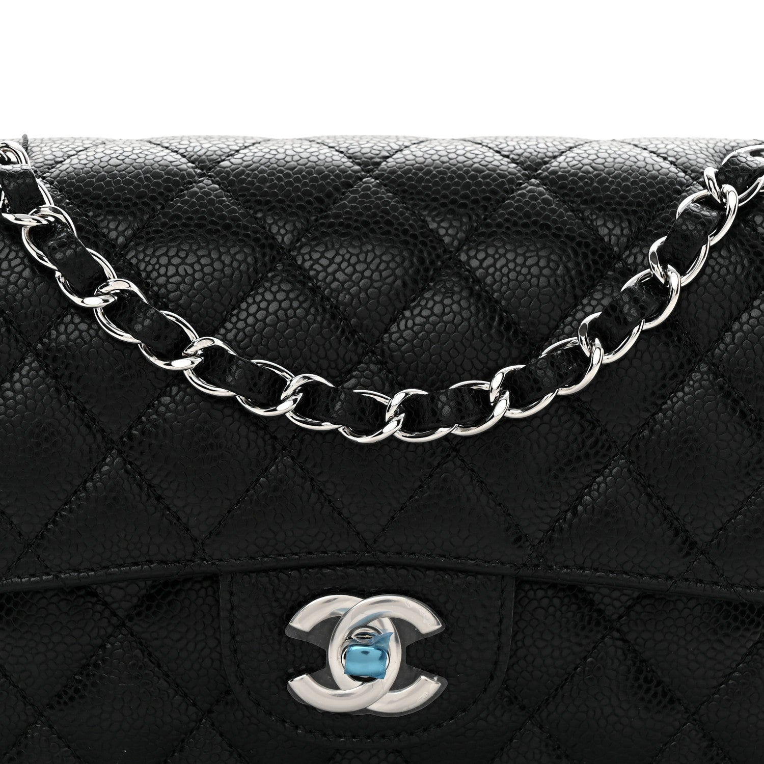 Chanel Caviar Quilted Small Double Flap Black 8 of 10