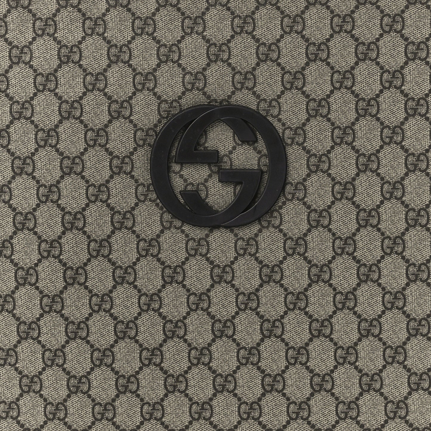 GG Plus Monogram Medium Interlocking G Laptop Case Dark Brown