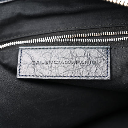Balenciaga Agneau Giant 21 Silver Hardware Weekender Black 6 of 13