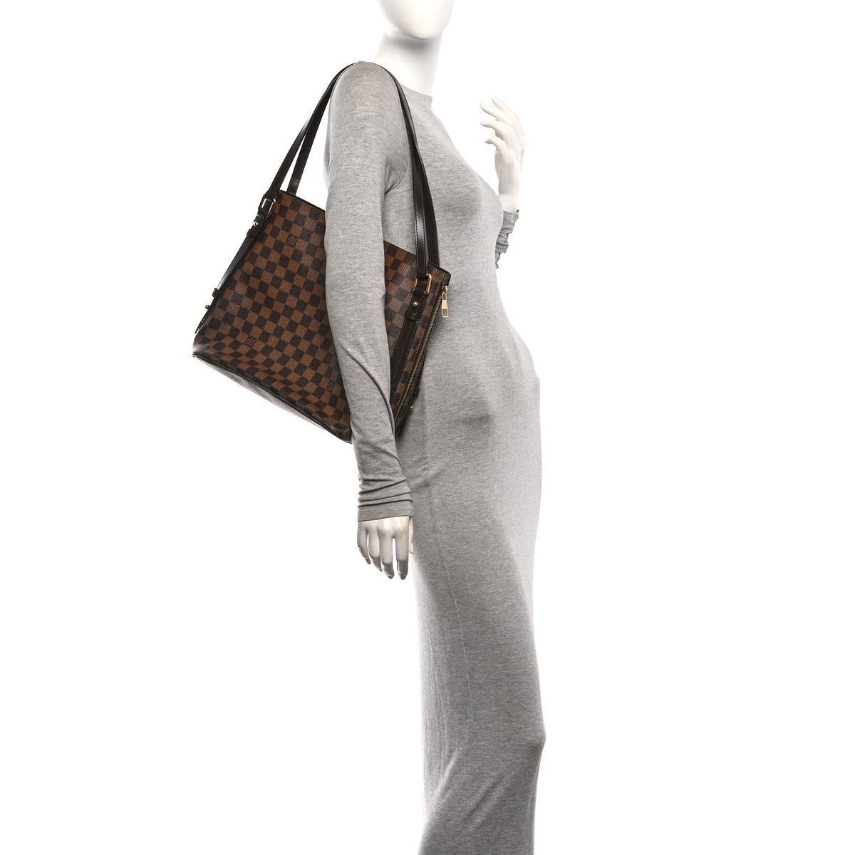 Louis Vuitton Damier Ebene Cabas Rivington 2 of 9