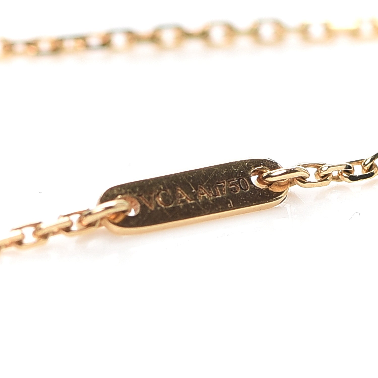 Van Cleef & Arpels 18K Yellow Gold Mother of Pearl Sweet Alhambra Bracelet 5 of 8