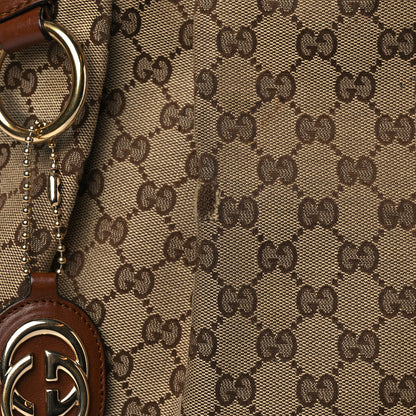 Gucci Monogram Medium Sukey Tote Brown 12 of 16