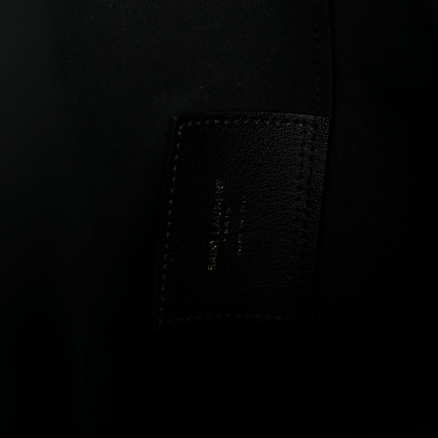 Calfskin North-South Shopping Tote Black
