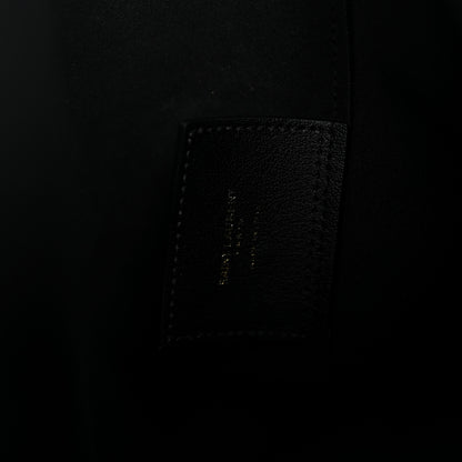 Saint Laurent Calfskin North-South Shopping Tote Black 7 of 14