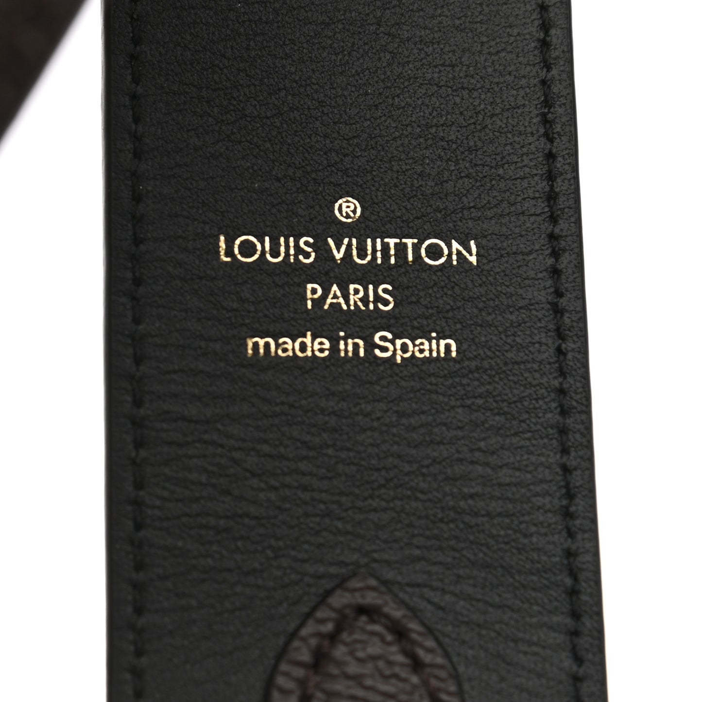 Monogram Bandouliere Shoulder Strap Black