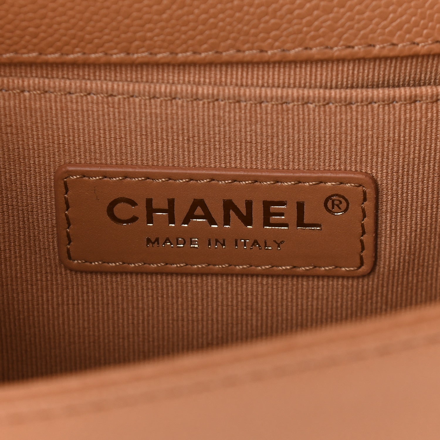 Chanel Caviar Quilted Small Boy Flap Brown 6 of 9