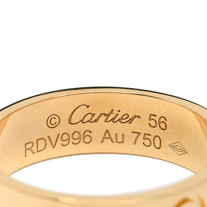 Cartier 18K Yellow Gold 5.5mm LOVE Ring 56 7.5 4 of 4