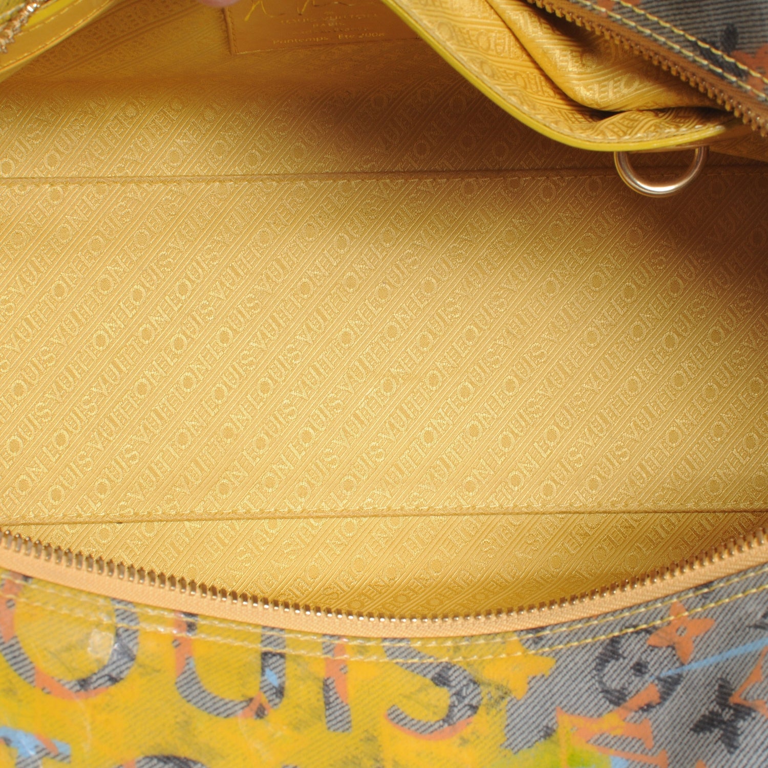 Louis Vuitton Monogram Pulp Defile Weekender PM Yellow 8 of 8