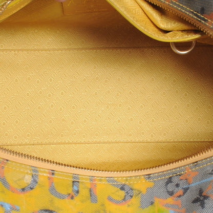 Louis Vuitton Monogram Pulp Defile Weekender PM Yellow 8 of 8