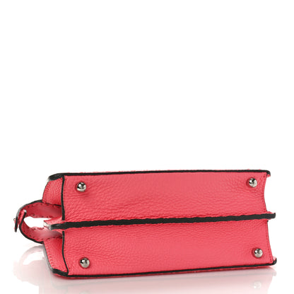 Fendi Cuoio Roma Sellerissima Nappa Sintetica Tape Stitch Small Peekaboo I SEE U Satchel Pink Dalia 4 of 8