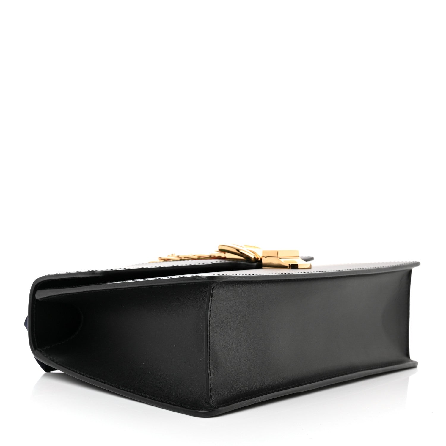 Gucci Calfskin Small Sylvie Shoulder Bag Black 3 of 9