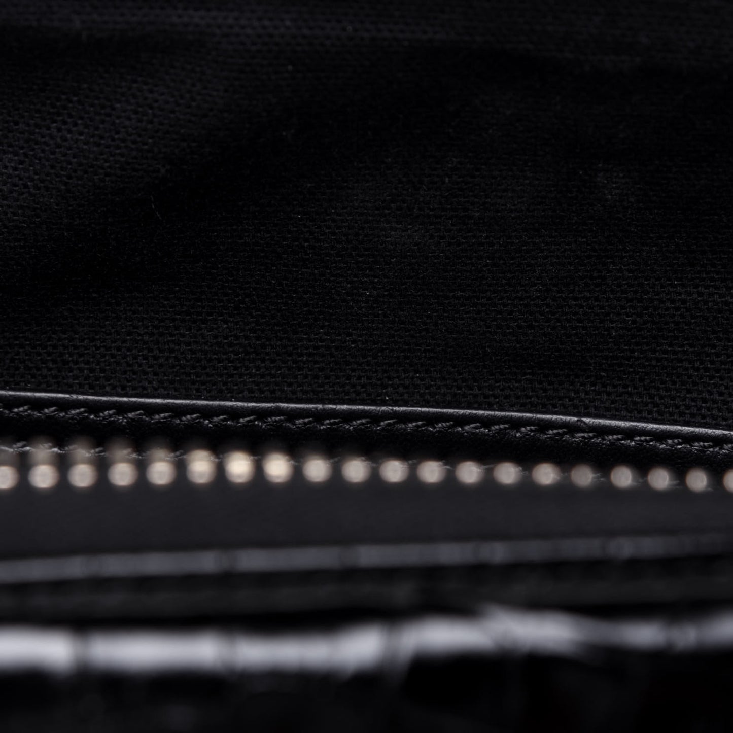 Calfskin Crocodile Embossed Small Antigona Black