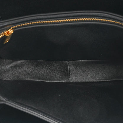 Celine Shiny Calfskin Medium Triomphe Black 6 of 12