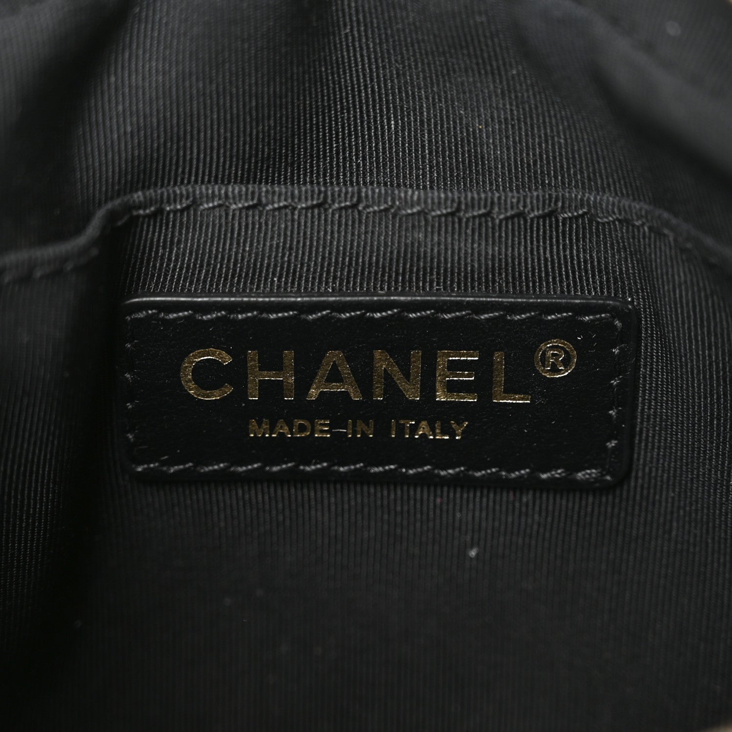 Chanel Calfskin Quilted Day Trips Camera Case Black 6 of 10