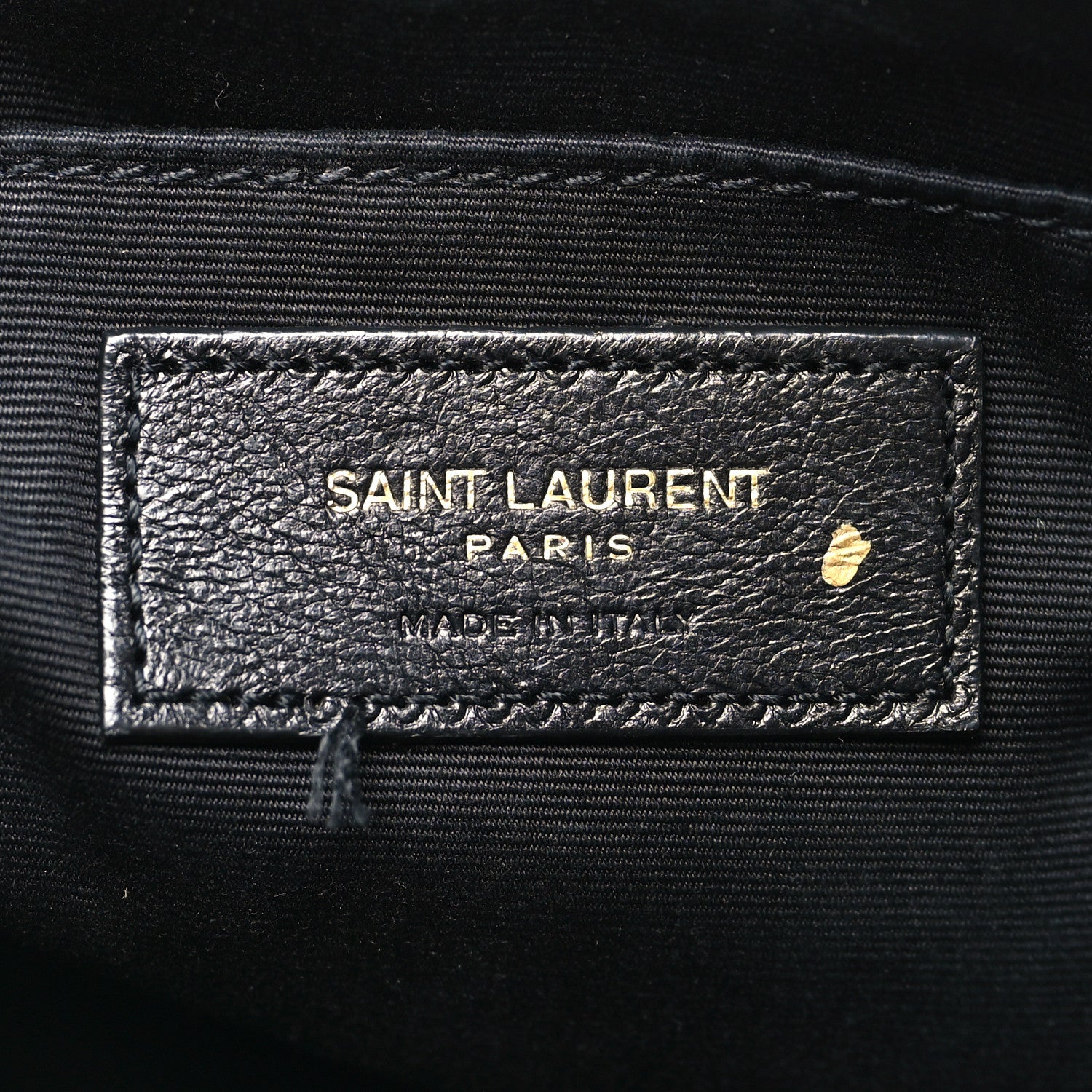 Saint Laurent Calfskin Matelasse Monogram Lou Camera Bag Deep Marine 6 of 11