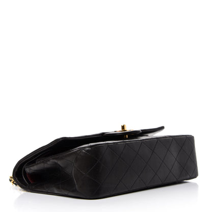 Chanel Lambskin Quilted Medium Double Flap Black 4 of 14