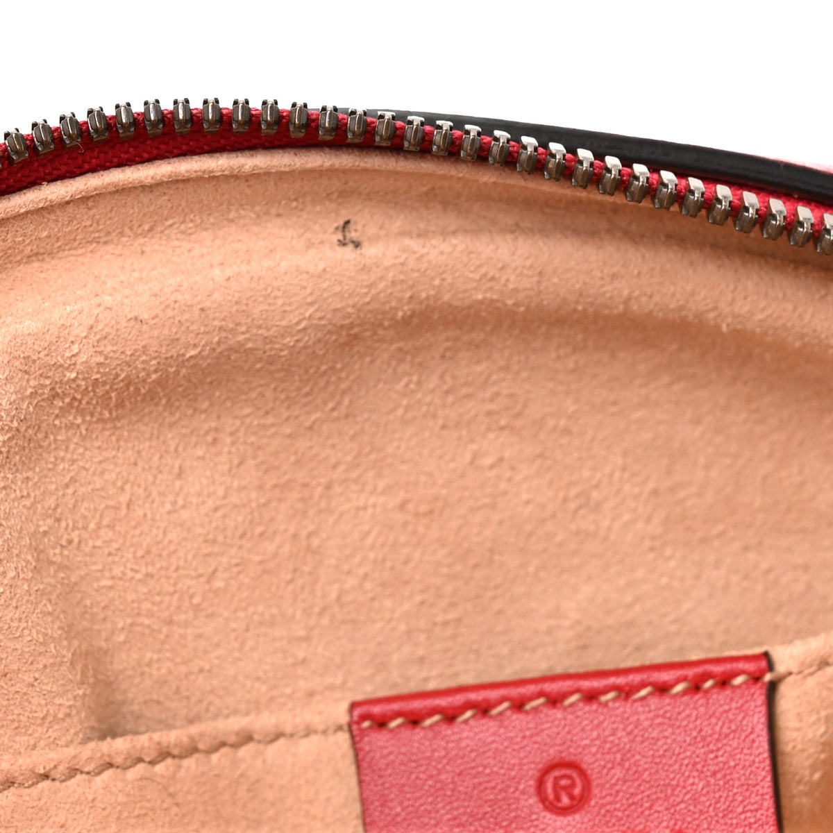 Gucci Calfskin Matelasse GG Marmont Belt Bag 85 34 Hibiscus Red 11 of 11
