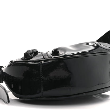 Balenciaga Patent Faux Leather Le Cagole Shoulder Bag XS Black 7 of 8