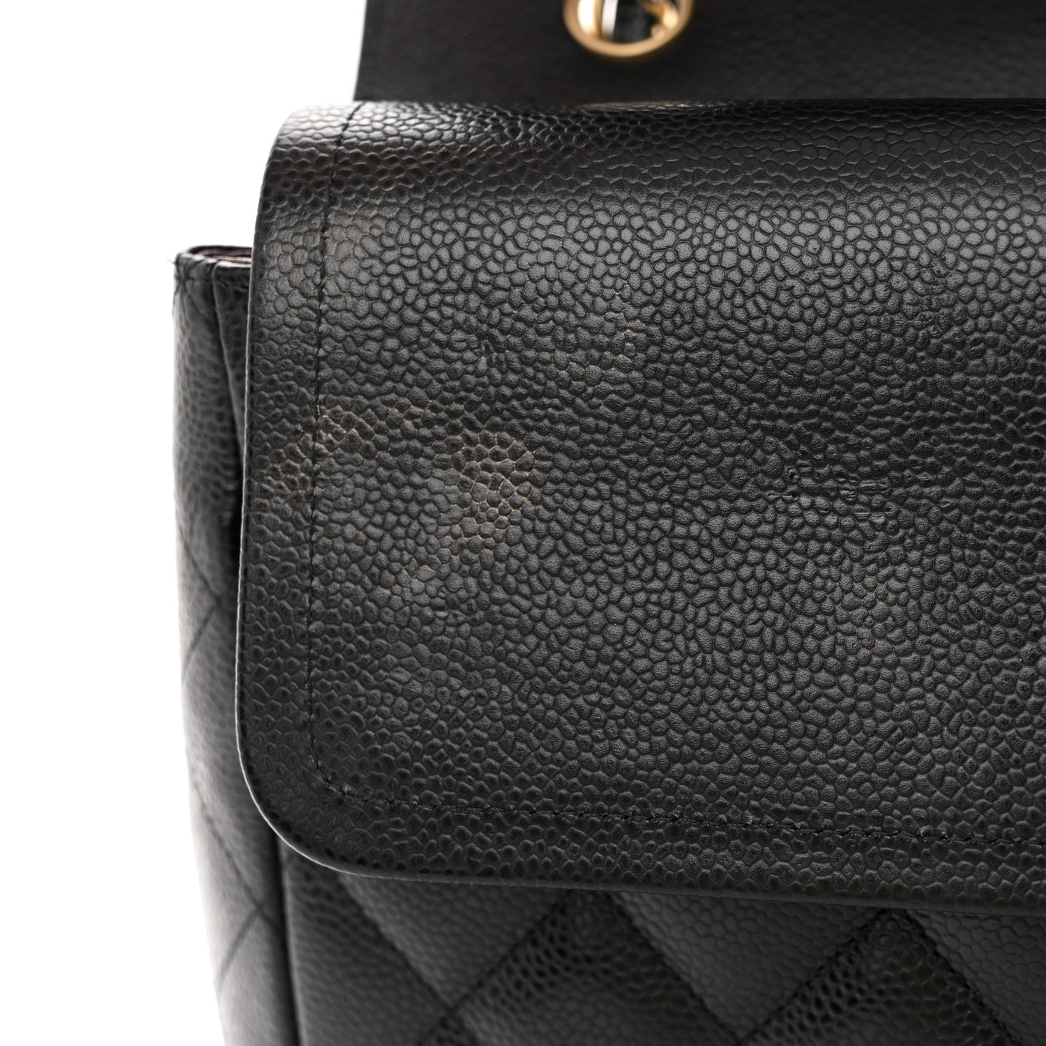 Chanel Caviar Quilted Maxi Double Flap Black 15 of 22
