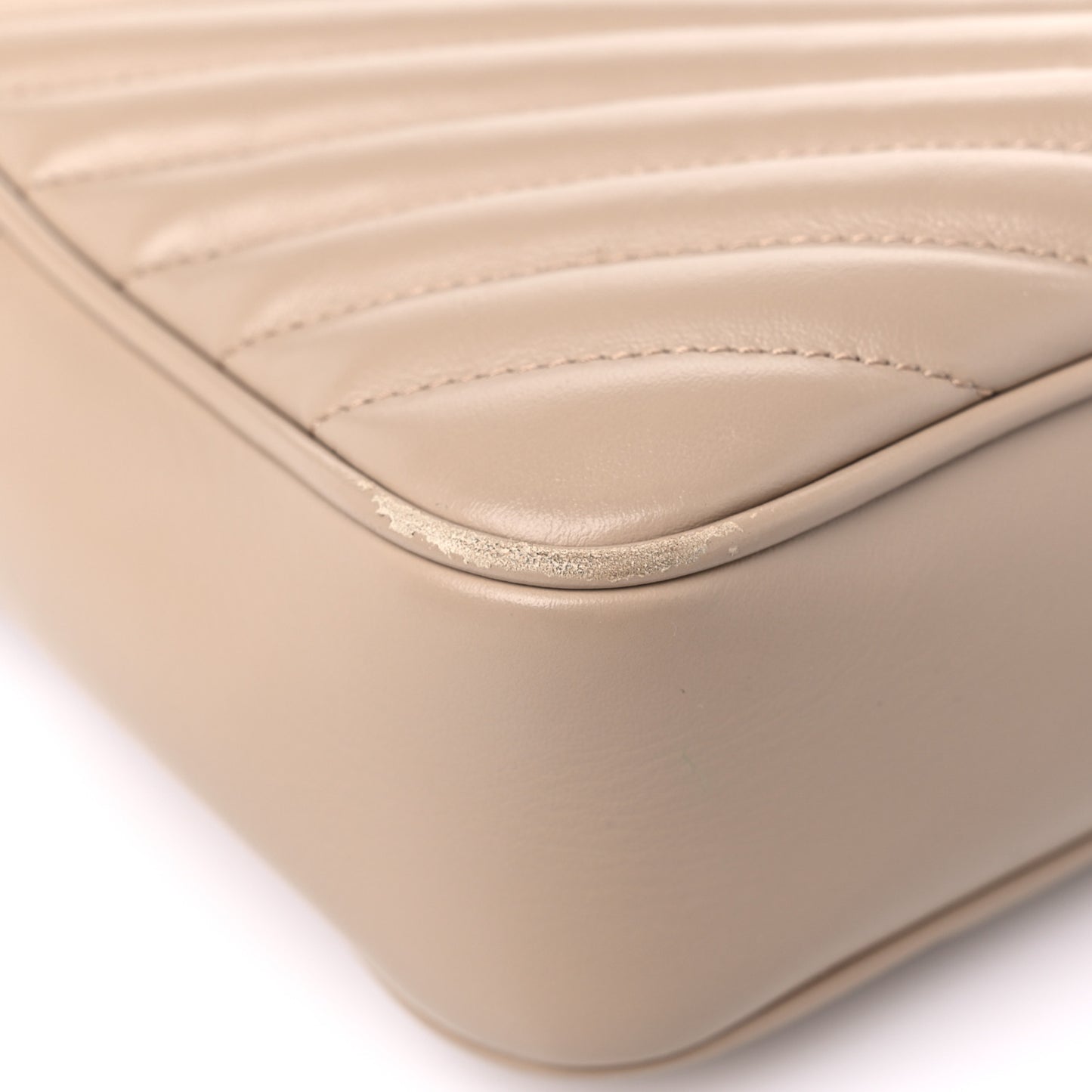 Calfskin Matelasse Monogram Lou Camera Bag Dark Beige