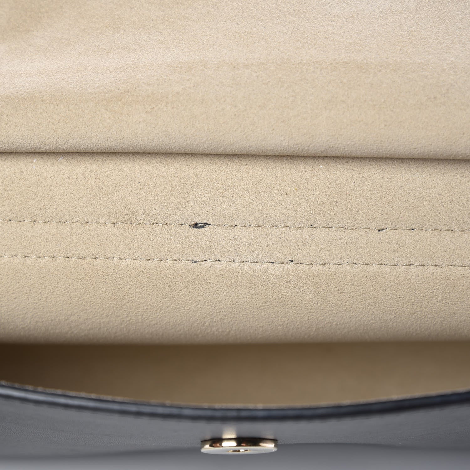 Chloe Suede Calfskin Faye Clutch Black 8 of 14