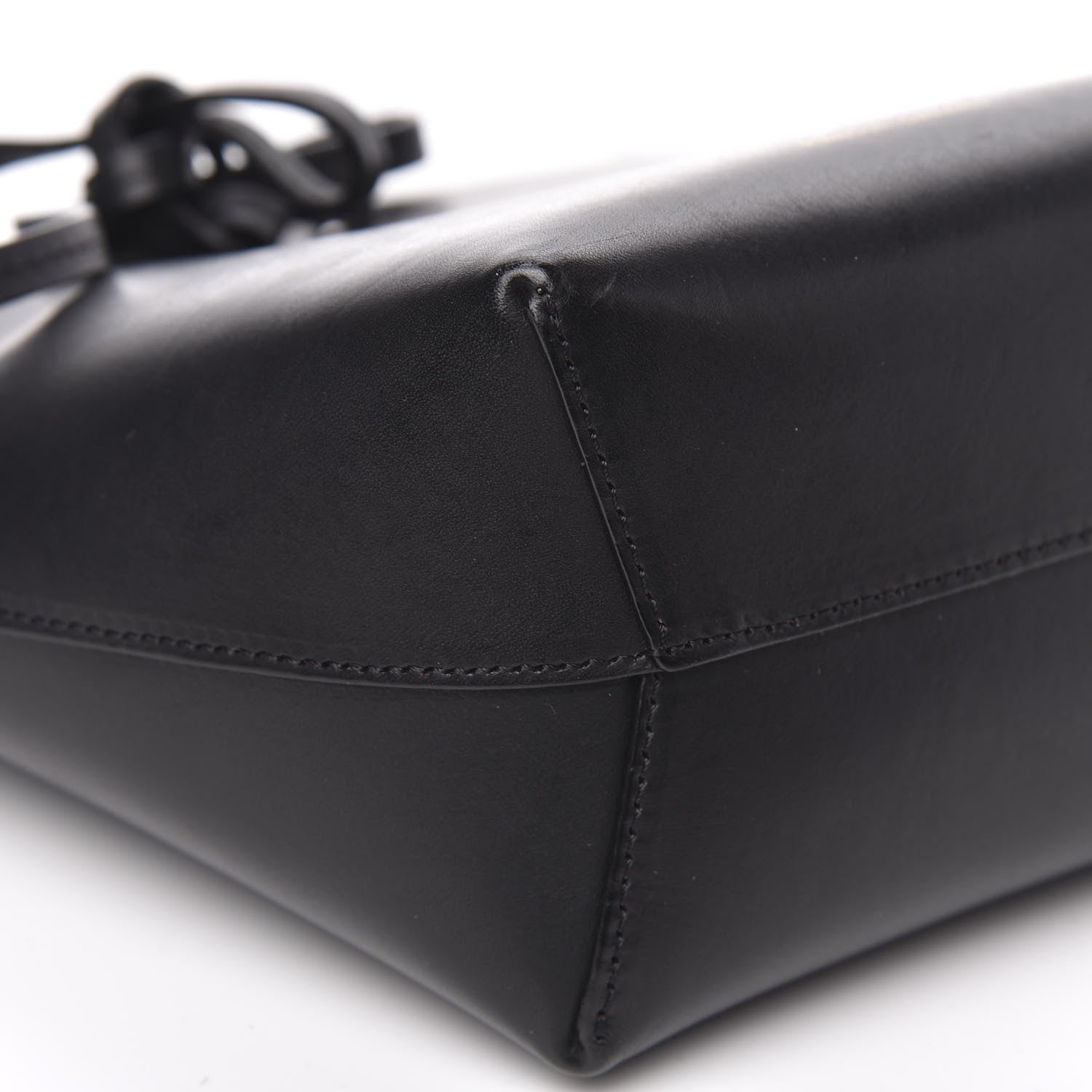 Mansur Gavriel Calfskin Mini Mini Bucket Bag Black Flamma 9 of 11