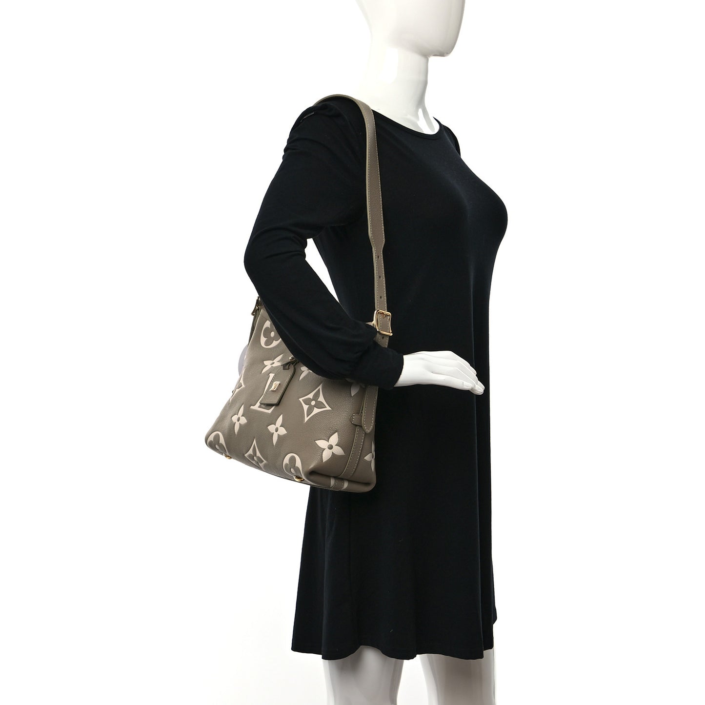 Empreinte Monogram Giant CarryAll PM Khaki Creme